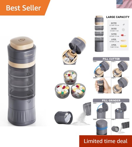 Compartment pill box - pill,