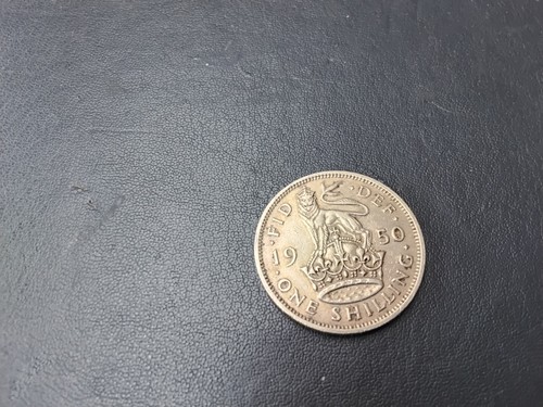 1950 british one shilling coin - 1950,