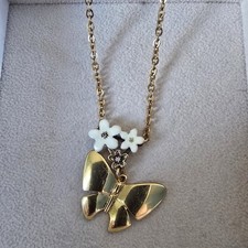 Pilgrim Gold Tone Butterfly