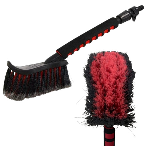 Water fed car brush - water,