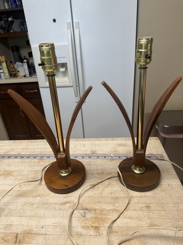 Pair tulip lamp mid century - tulip,