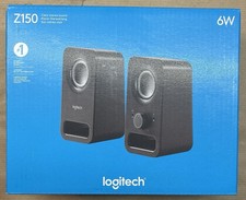 Logitech Z150 Stereo Speakers - Midnight Black - New