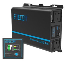 EDECOA Power Inverter 12V to 240V Pure Sine Wave Inverter 1200W 1.2KW USB PRO
