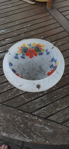 Vintage glass fly catcher - vintage,
