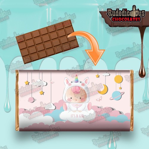 Rude chocolate bar - chocolate, wrapper