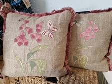 Applique Foxgloves Rustic