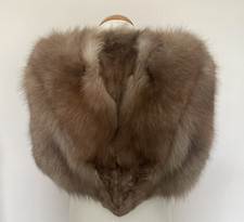 Vintage Real Fur Cape / Stole / Wrap  1940's/1950's/60's Burlesque, Glamour