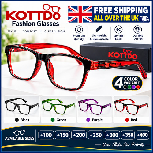 Unisex square reading - reading, glasses