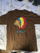 Golf Wang Native Cat Tee Brown Fall/Winter 2013 Size M Medium Tyler The Creator