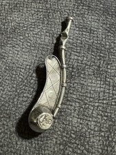 Silver Boatswain's Call Bosun's Whistle. Vintage Antique