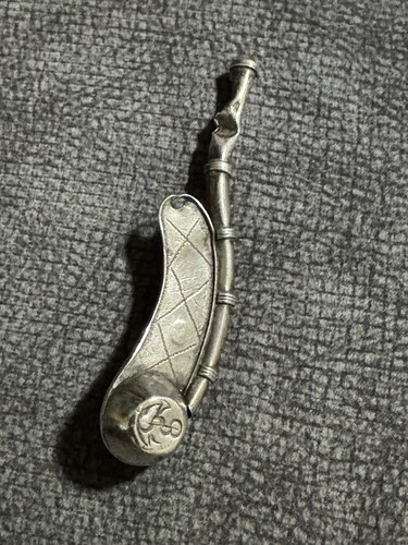 Silver boatswain call - silver, boatswain's