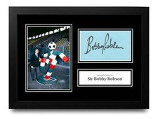 Bobby Robson Hand Signed A4