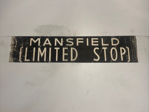 Mansfield limited stop east - stop,