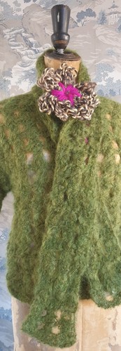 Luxury mohair wool hand - &,