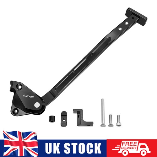 Adjustable kick side stand - side, for