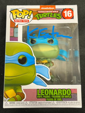 Kevin Eastman Hand Signed Autographed Leonardo Funko 16 COA + Protector AA 4623