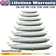 LED Ceiling Lights Flat Panel Down Light Kitchen Bathroom Room Wall Spot Lamps
