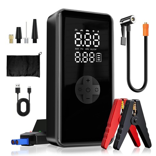 Jump starter with - jump,