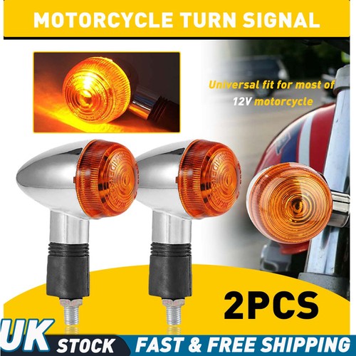 Amber motorcycle turn - 2x,