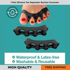 2pcs Silicone Toe Separator