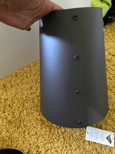 Modern grey metal drum - modern,