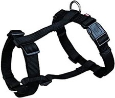 Trixie 20341 Premium H-Harness M-L:52-75 cm/20 mm Black