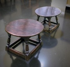 Pair antique reproduction - reproduction, dark