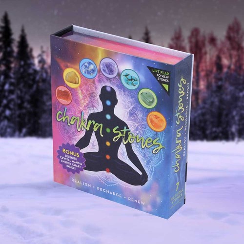 Chakra stones box set with - with, 7