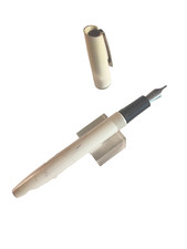 White Osmiroid 65 Fountain Pen