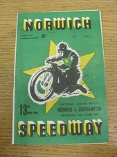 24/06/1950 Speedway Programme