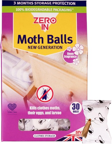 Zero moth protection balls - moth,