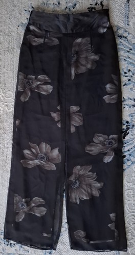 Double slit print maxi - print, skirt