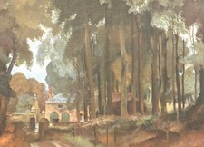 GREAT ENGLEBOURNE 1941 BY WILLIAM RUSSELL FLINT MOUNTED ART PRINT 40 YRS OLD