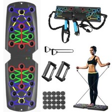 Family Push Up Board Chest Back Triceps Portable Workout Station Folding UK