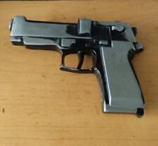 Large Metal Gun Pistol Belt Buckle Fancy Dress Gangster 
