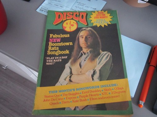 Vintage disco song book - song,