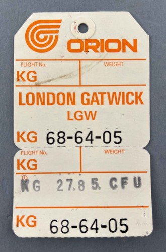 Orion airways lgw - orion,