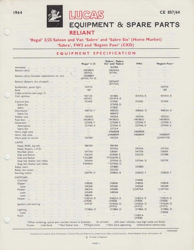 Reliant regal van - regal,