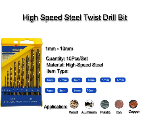Hss cobalt metal - bit, set