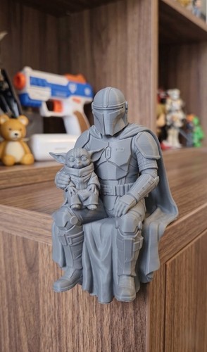 Mandalorian grogu shelf - mandalorian,
