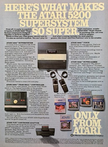 Atari 5200 super - 5200, game