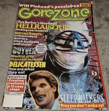 Gorezone Horror Magazine August 1992 SIGNED By CLIVE BARKER Genuine Autograph
