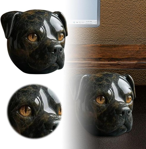 Dog stone sculpture - dog,