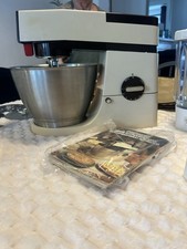 Vintage White Kenwood Chef Mixer Model A901 With Liquidiser & User Manual