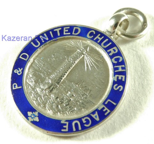 Vintage solid silver enamel - vintage,