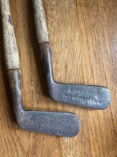 The Unbreakable Golf Club Decorative Hickory Wooden Shaft Vintage British Made