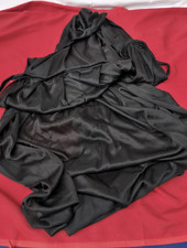 Cape with Eyemas, Icons & Idols Fancy Dress Superhero Dress Up Accessorie black