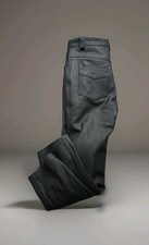 BIKERS PARADISE MENS HEAVY DUTY BUFFALO LEATHER RIDING TROUSERS UK 32/33" WAIST