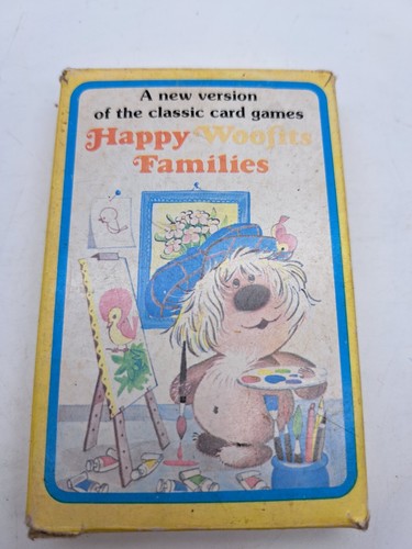 Vintage happy families card - "happy, families"