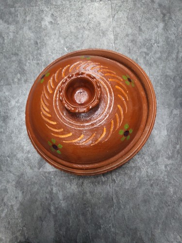 Clay cooking pot with lid - clay,